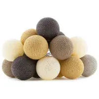 Cotton Ball Lights Regular Light String - Glamping 20 - Końcówka zapasów