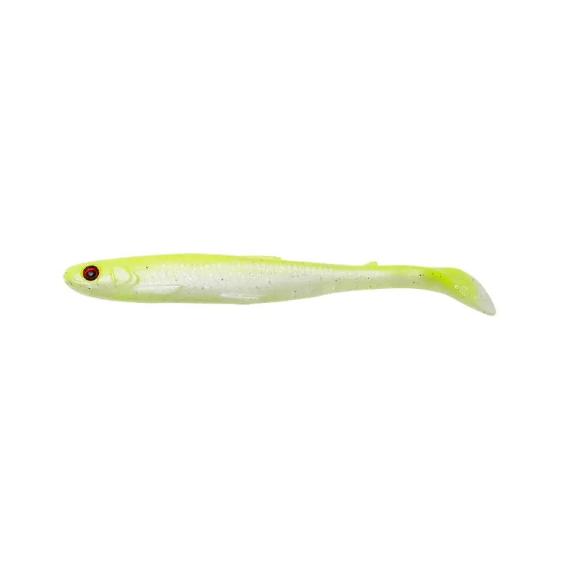 SLENDER SCOOP SHAD - LEMON BACK - 9cm - Wyprzedaż