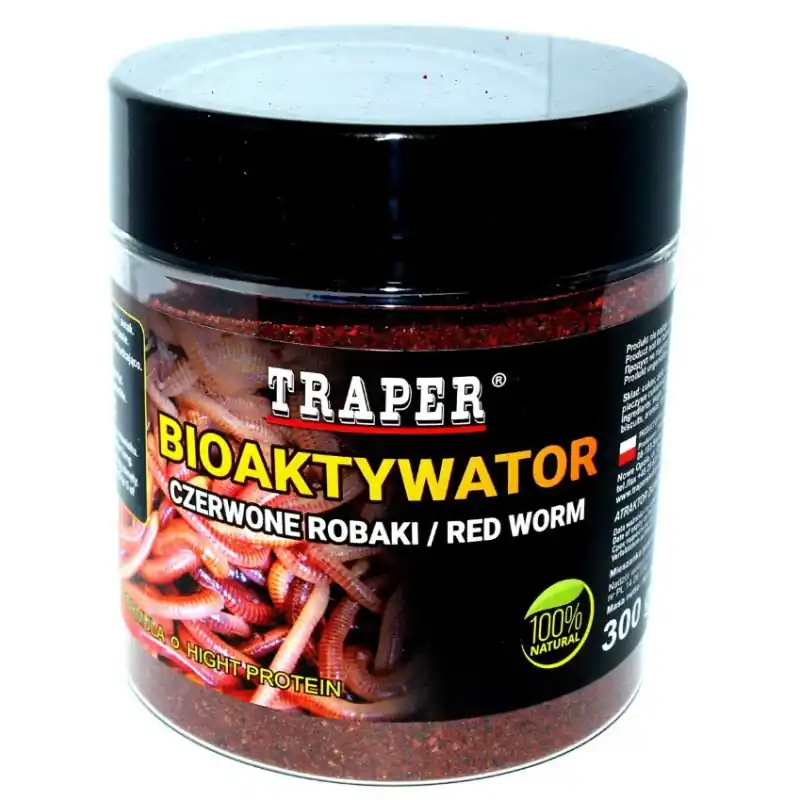 Bioaktywator Traper Czerwone Robaki 300g | Nowość w ofercie