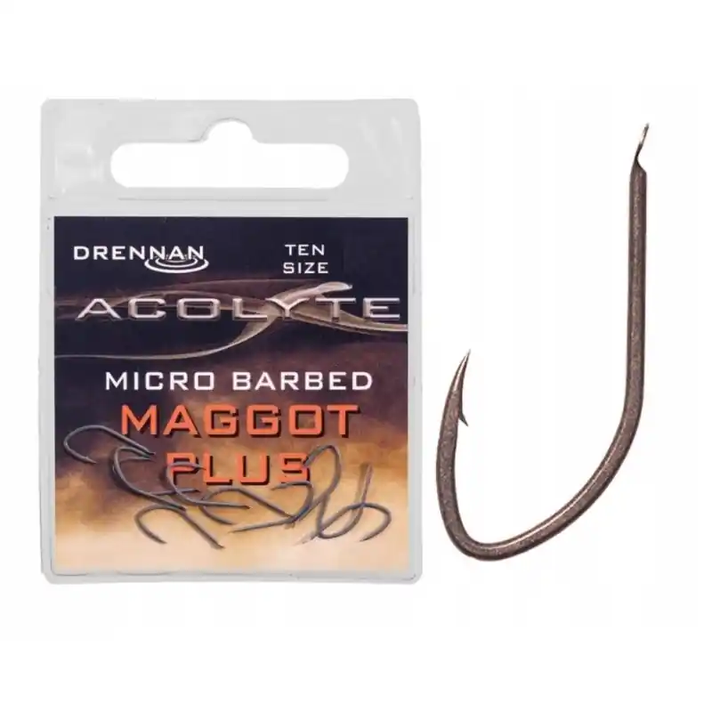 Haczyki Drennan Acolyte Maggot Plus Nr18 Micro Barbed | Wysoka jakość