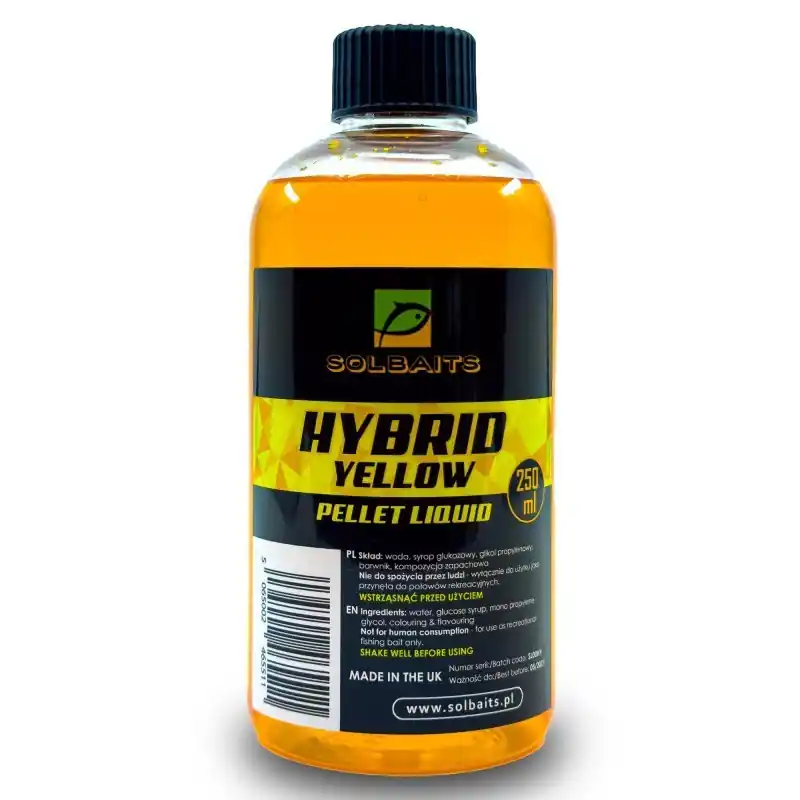 Liquid Solbaits Hybrid Yellow 250ml | Ulubieniec klientów