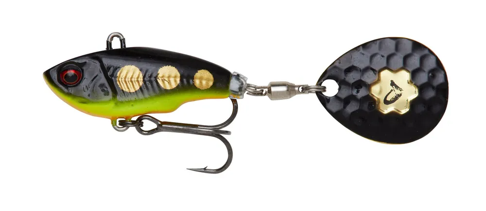 717 - SAVAGE GEAR PRZYNĘTA FAT TAIL SPIN - BLACK MAGIC | Bestseller