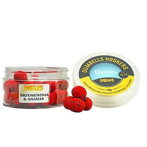 Hit sprzedażowy | Meus Durus Dumbells Brzoskwinia Ananas 15/18mm